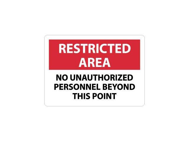 NMC RA22AB-RESTRICTED AREA, NO UNAUTHORIZED PERSONNEL BEYOND THIS POINT ...