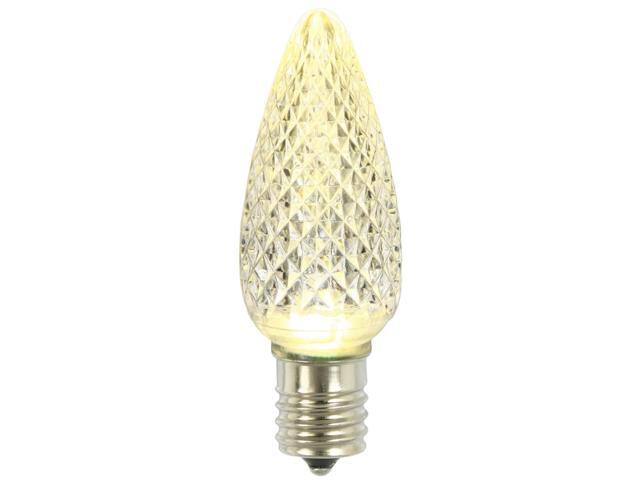 pack of 25 faceted transparent warm white led c9 christmas replacement bulbs - Christmas Replacement Bulbs pack of 25 faceted transparent warm white led c9 christmas replacement bulbs - Christmas Replacement Bulbs