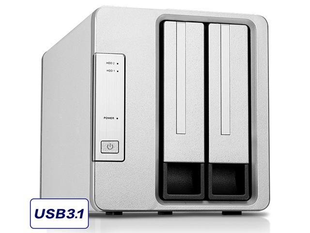 D2-310 USB Type C 2-Bay Storage