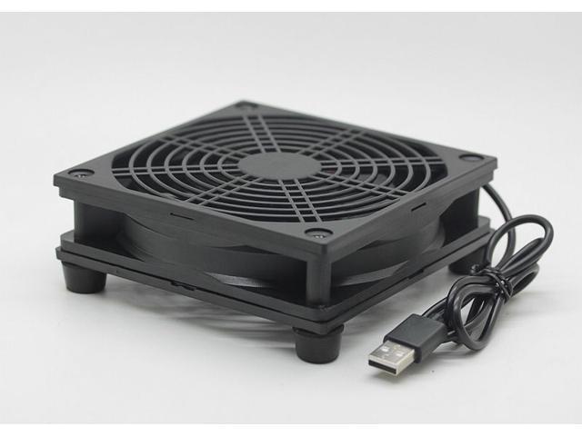 Router Cooling Fan DIY 5V USB TV Box Wireless Silent Cooler
