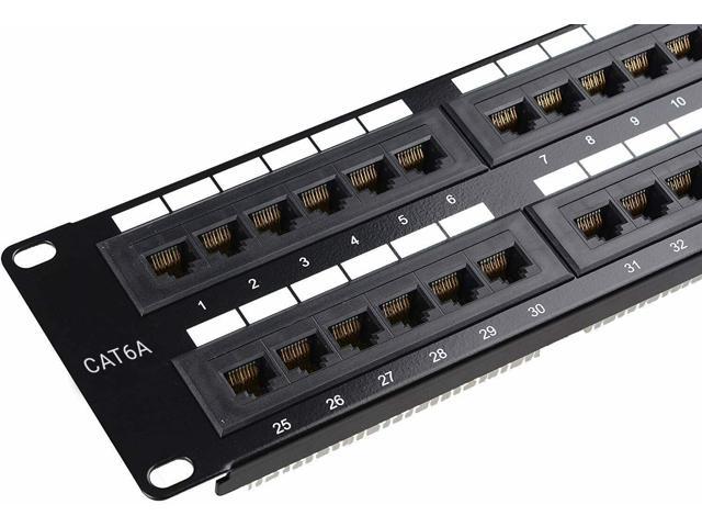 Cat6A Loaded Patch Panel 12, 24 & 48 Port