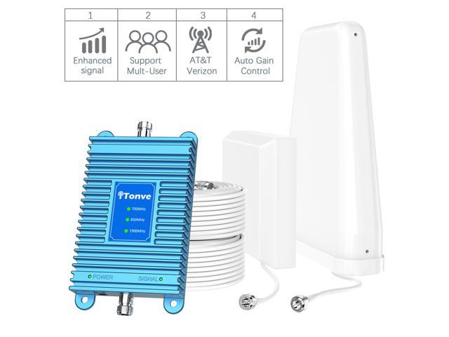 Verizon Cell Phone Signal Booster GSM 3G 4G LTE 5G Cell Signal Amplifier Repeater Verizon Signal Booster Band 2/5/13 Verizon Cell Signal Booster for Home Cell Phone Booster 