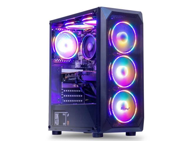 MXZ Gaming PC Computer AMD Ryzen 5 5500 3.6GHz,GTX 1650 4GB, B450, 8GGB DDR4, NV