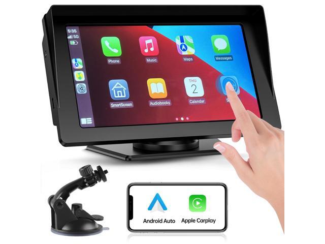 Wireless Apple Carplay Car Stereo, Portable Dash Mount Android Auto Car Play Scr