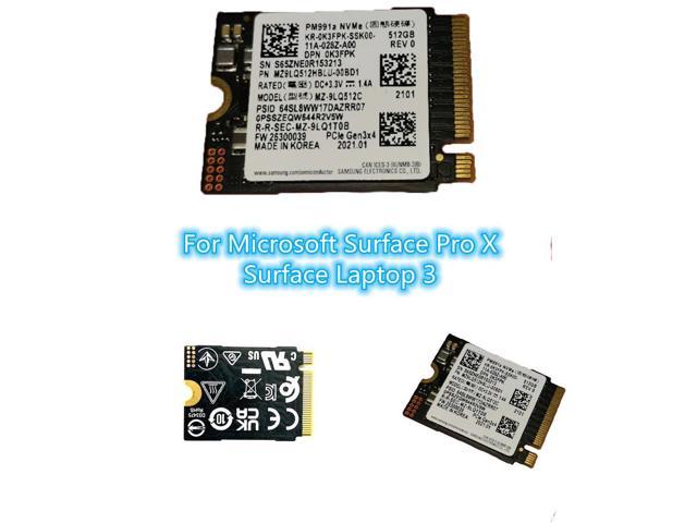 For Microsoft Surface Pro X Surface Laptop 3 for SAMSUNG PM991a M.2 2230 SSD 512