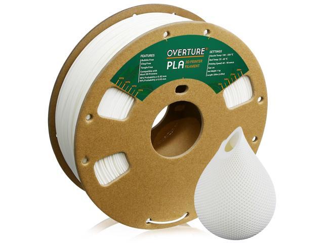 OVERTURE Air PLA Filament, Pre-Foamed PLA Low-Density, Lightweight PLA,  Cardboard Spool, 0.8kg(1.76lbs), Dimensional Accuracy 99% +/- 0.03mm  (Orange)