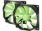 XIGMATEK FCB (Fluid Circulative Bearing) Cooling System XOF-F12525 120mm Lime Green Case Fan 2-Pack