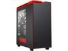 Refurbished NZXT RB CA H440W M1 Black/Red Steel / Plastic ATX Mid Tower Computer Case