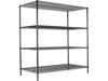 Alera 6024INDSHFKIT (ALESW206024GN) All Purpose Wire Shelving Starter Kit, 4 Shelves, 60w x 24d x 72h, Green