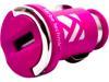 Farbe Technik 800588220452 Pink 2.1 Amp USB Car Charger