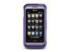 LG Arena/LG GT950 Purple Crystal Rubberized Case