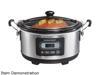 Hamilton Beach 33965 Stainless Steel 6 Qt. Stay or Go 6 Qt. Programmable Slow Cooker