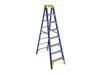 Stepladder, Fiberglass, 8 ft. H, 375 lb Capacity