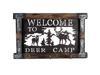 River's Edge Welcome To Deer Camp Coat Rack 908