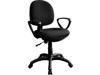 Furinno WA 213 Hidup Mid Back Fabric Office Task Chair, Black