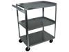 Ideal Products 3 Shelf Stainless Utility Cart with Handle