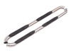 Aries Offroad 204045 2 Side Bars; 3 in. Nerf Bar; Polished Stainless Steel;