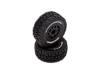 FR/RR Torment Tire, Premount, Blk Wheel ECX4003 ELECTRIX RC