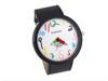 Number Dial Lovely Pencil Hands Women Analog Watch with Faux Leather for Women