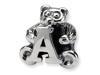 Sterling Silver Reflections Kids Letter A Bead