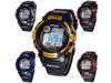 SYNOKE Multifunction Luminous Alarm Day Date Plated Wrist Watch