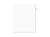 Avery 01403 Avery Style Legal Side Tab Dividers, One Tab, Title C, Letter, White, 25/Pack