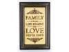 Family Is Where Life Begins Framed Wall Art From TheCraftyCrocodile 