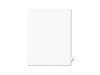 Avery Style Legal Side Tab Dividers, One Tab, Title Y, Letter, White, 25/pack By: Avery