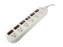 2 x Rosewill RPS-200 - 6 Outlets Power Strip - 125V Input Combo 