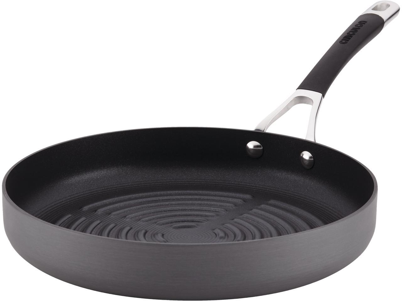 Circulon Momentum Hard Anodized Nonstick 11 25 Inch Deep Round Grill