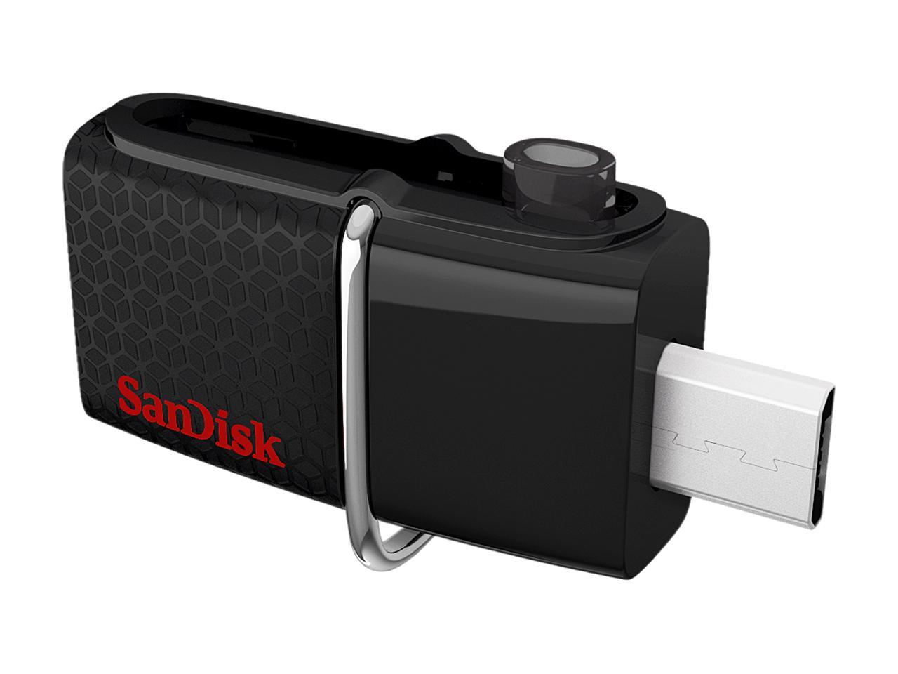 SanDisk 32GB Ultra Dual OTG USB 3.0 Flash Drive, Speed Up