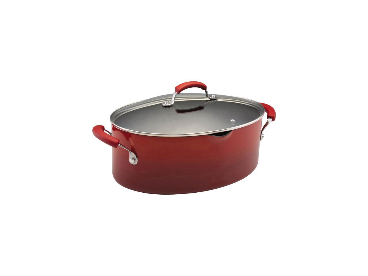  Rachael  Ray  8 qt Oval Nonstick Porcelain Enamel II Pasta  