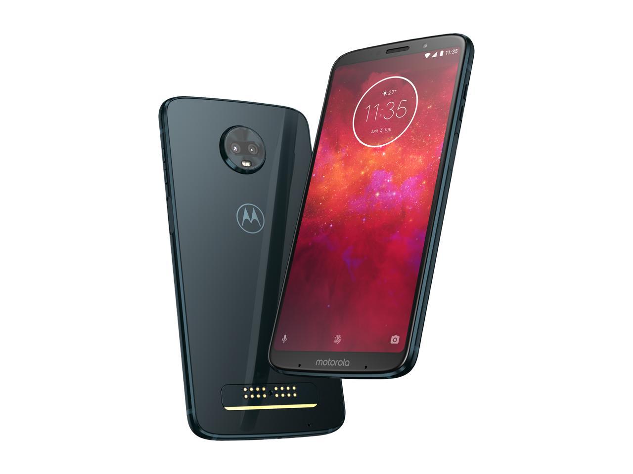 Motorola Moto Z3 Play 4G LTE Unlocked Cell Phone US Version (6.01