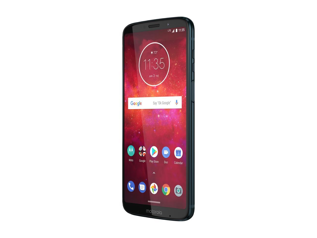 Motorola Moto Z3 Play 4G LTE Unlocked Cell Phone US Version (6.01