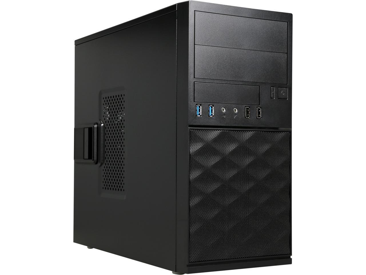 IN WIN EFS052.CH450TB3 Black Mini Tower Computer Case MicroATX 12V Form ...