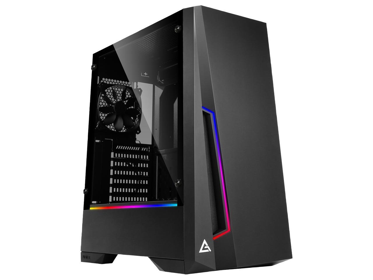 Antec Dark Phantom DP501 ATX Mid Tower Gaming Case /ARGB Motherboard ...