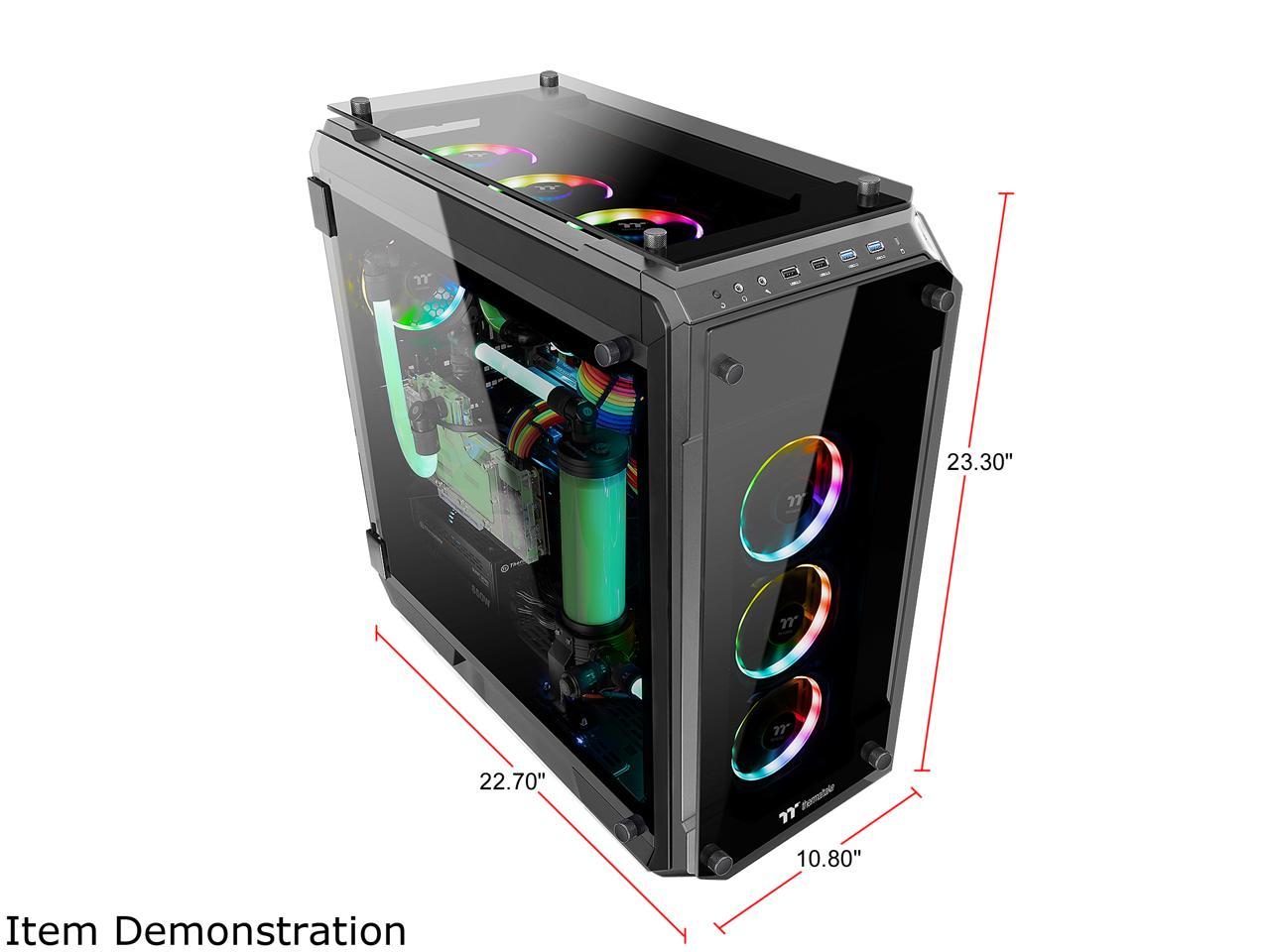 Фул пк. Thermaltake view 71 TG. Thermaltake view 71 Tempered Glass Snow Edition RGB. Корпус Thermaltake view 71 Tempered Glass Edition. Thermaltake view 71 RGB.