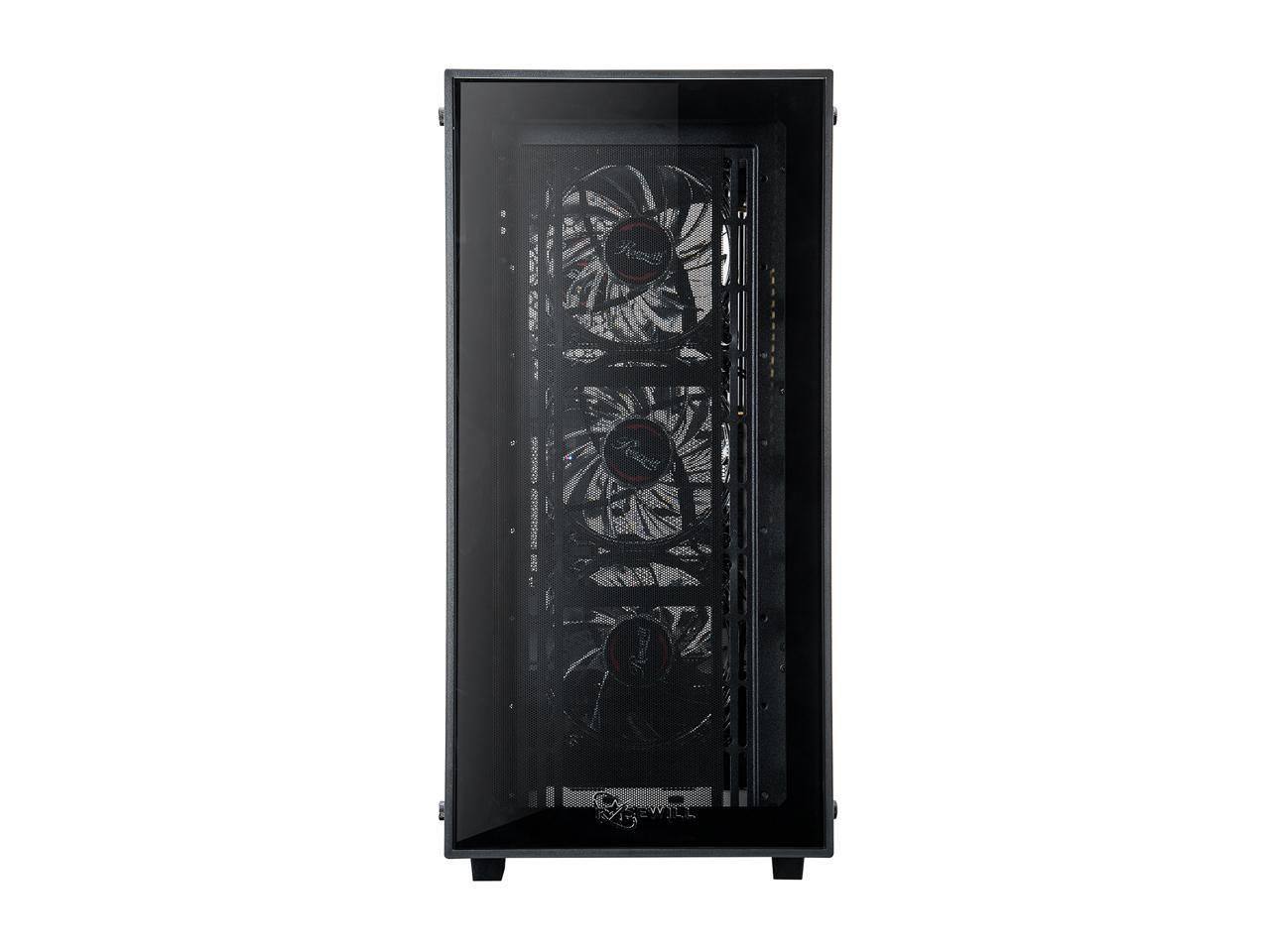 ROSEWILL CULLINAN MX Tempered Glass RGB ATX Mid Tower ...