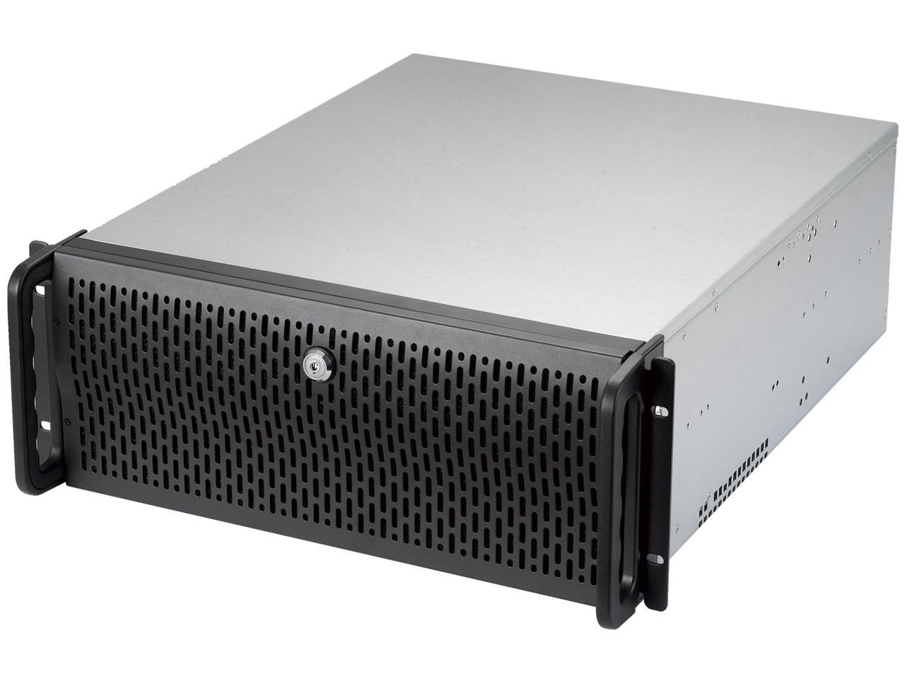 Rosewill RSV-R4000U 4U Server Chassis Rackmount Case | 8 3.5" HDD Bays, 3 5.25" - Picture 1 of 6
