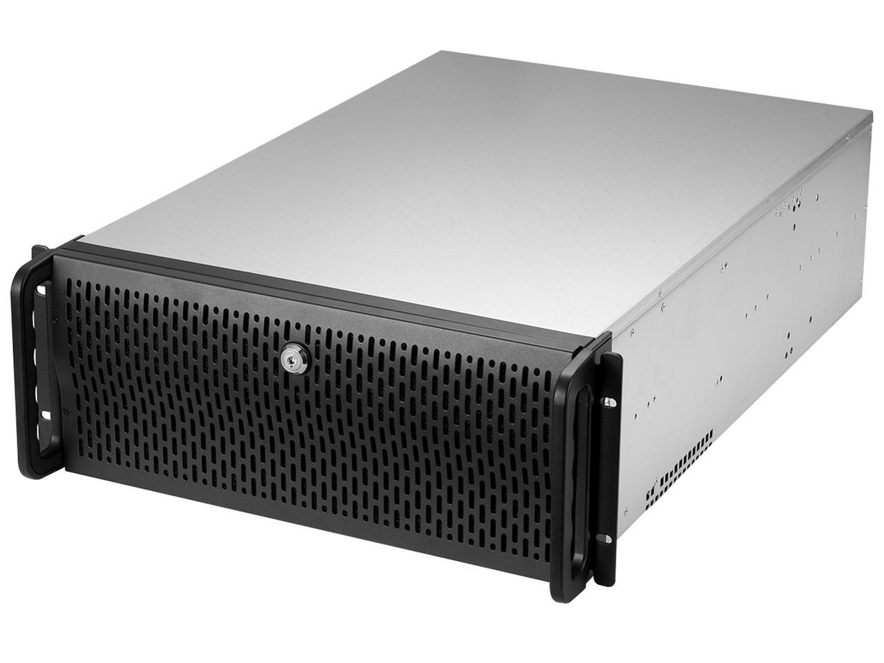Rosewill RSV-L4000U 4U Server Chassis Rackmount Case | 8 3.5" HDD Bays, 3 5.25" - Picture 1 of 6