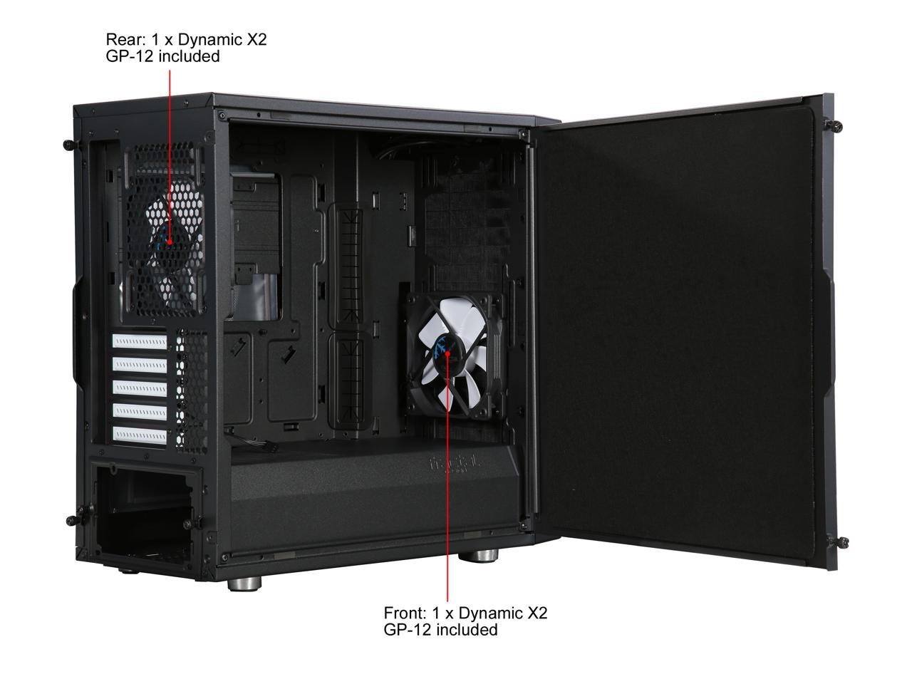 Компьютерный корпус fractal design define mini c black обзор