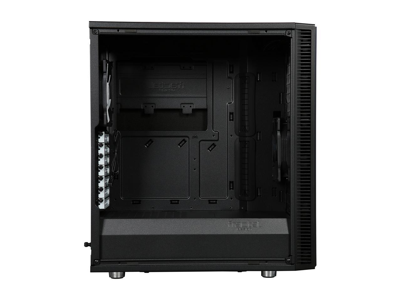 Fractal Design Define C Black Silent Compact Atx Mid Tower Computer Case Ebay
