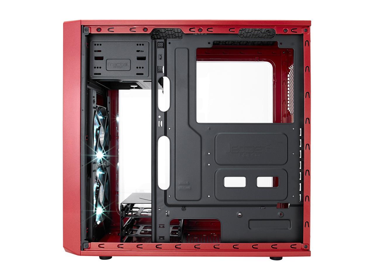 Fractal Design Focus G Mystic Red ATX Mid Tower Computer Case ...