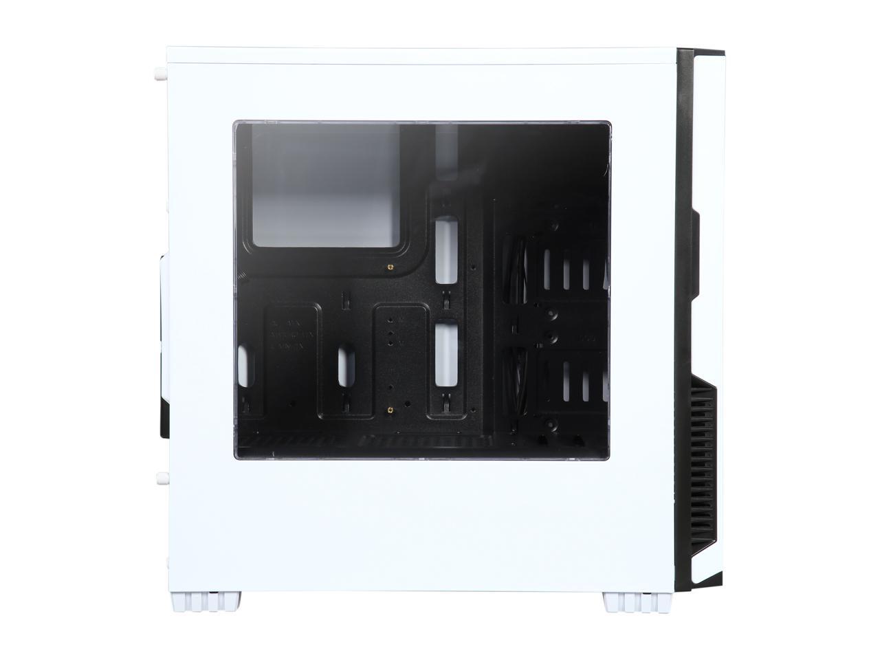DIYPC Jax11-W White USB 3.0 ATX Mid Tower Computer Case with Pre-installed Fan