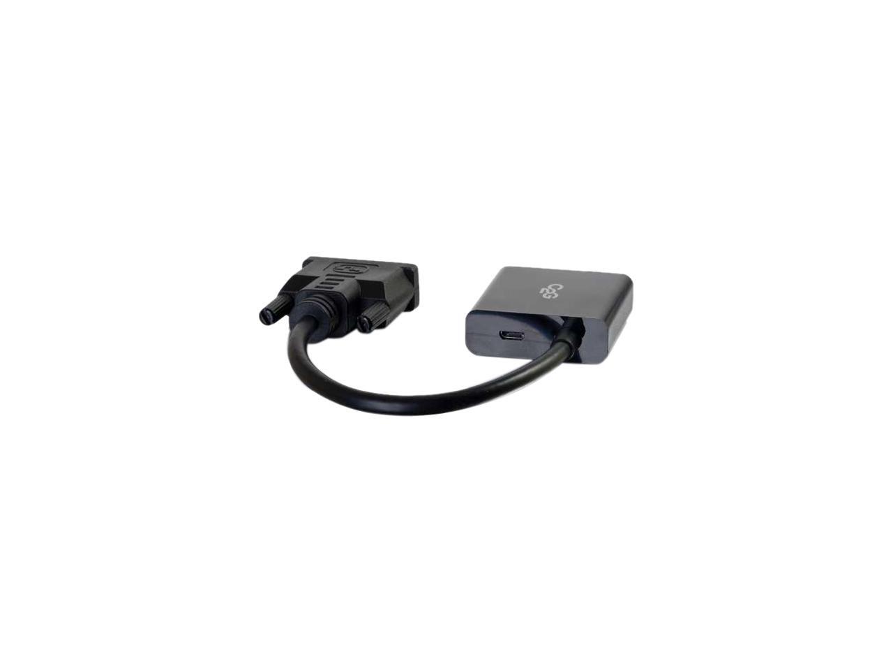 C2G 41380 DVI to VGA Adapter Converter Black