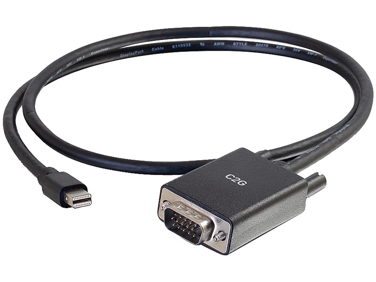 will a mini displayport to vga converter for mac work on pc