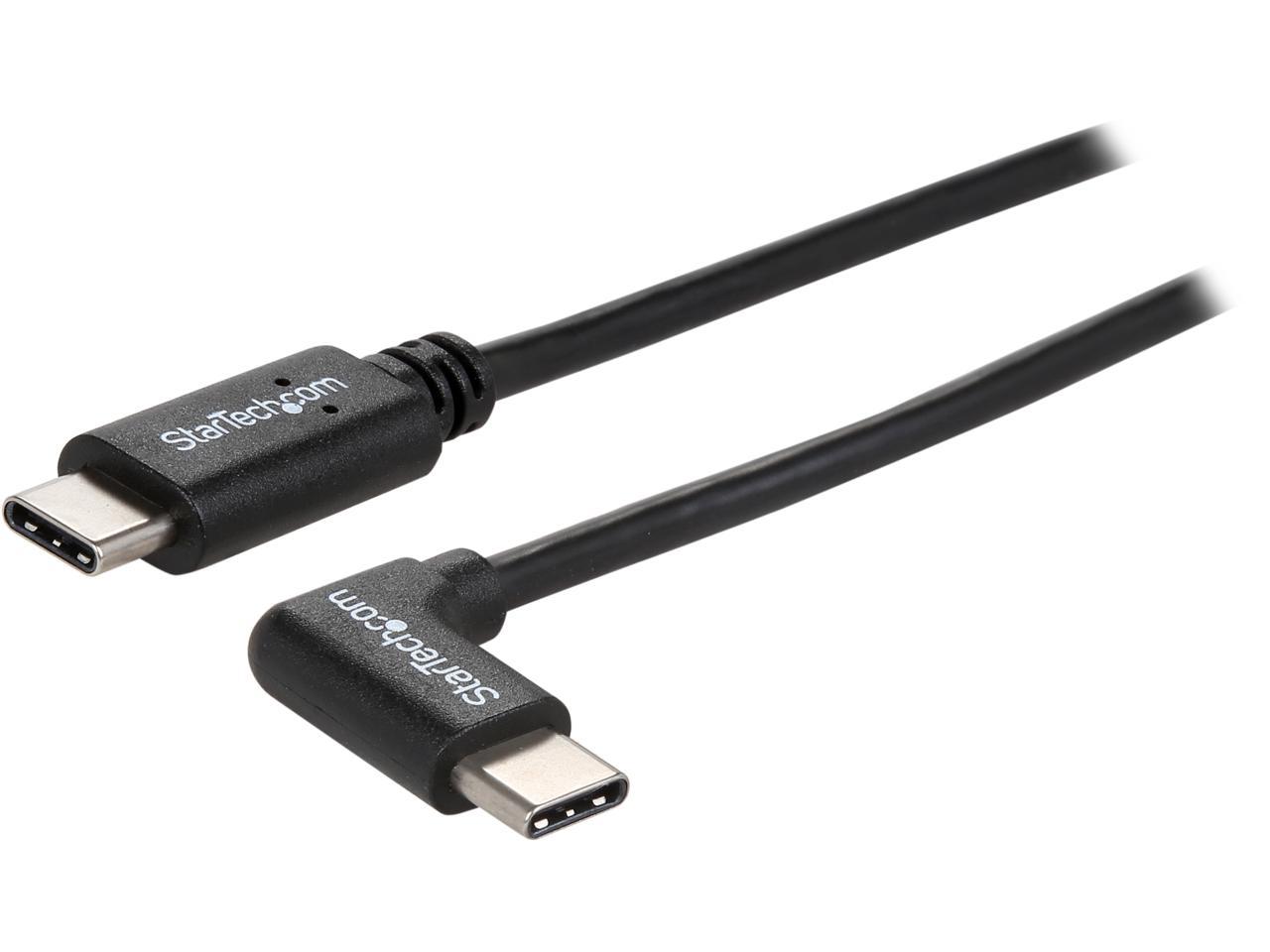 StarTech USB2CC1MR Right Angle USB-C Cable - 1m / 3 ft. - Reversible