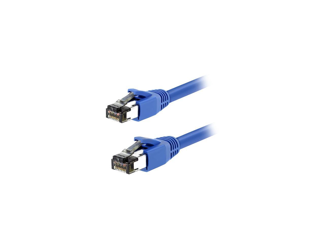 Nippon Labs Cat 8 Ethernet Cable 50 ft. Blue - 2GHz, 40G ...