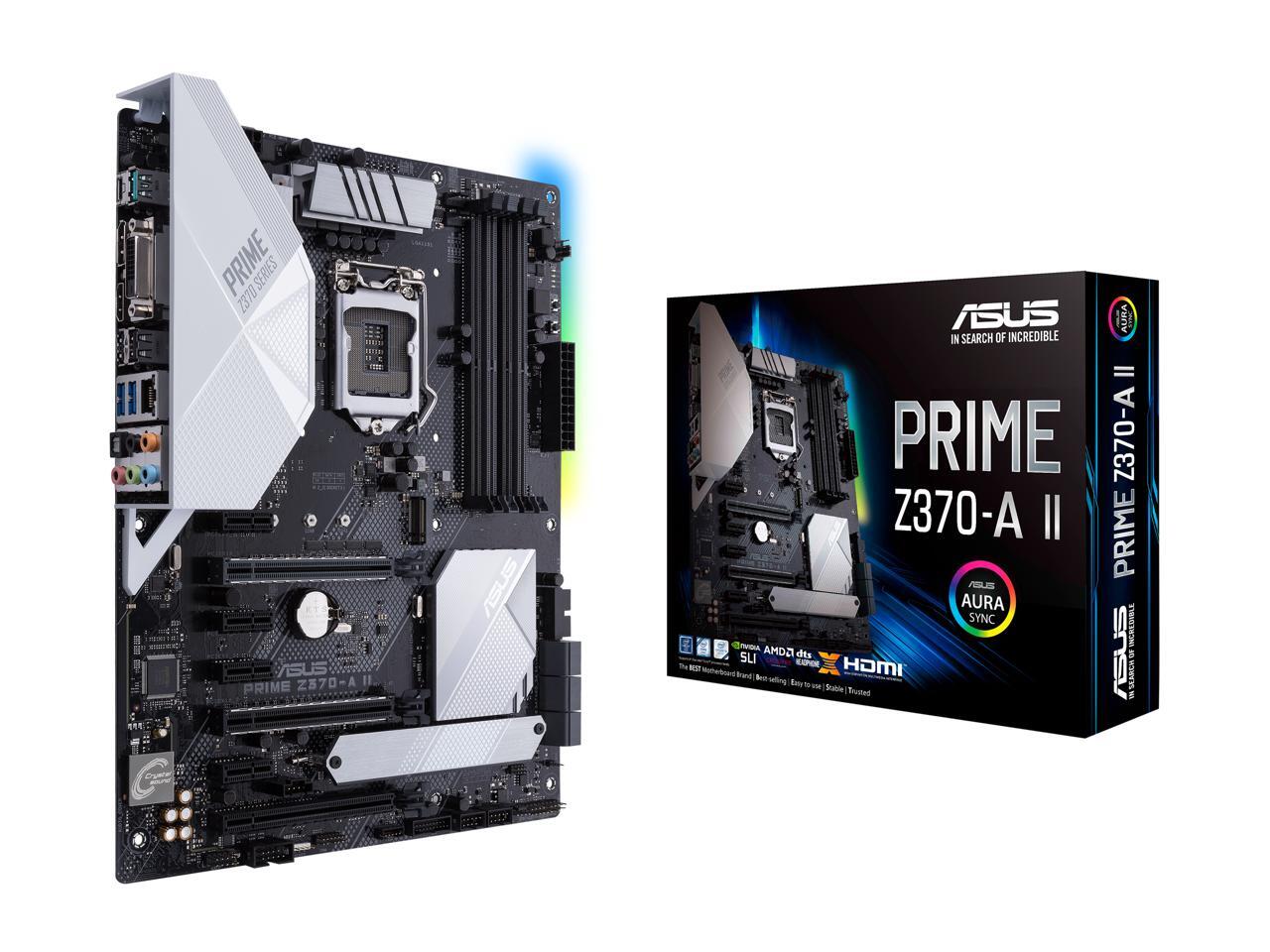 ASUS PRIME Z370-A II LGA 1151 (300 Series) Intel Z370 SATA 6Gb/s ATX ...