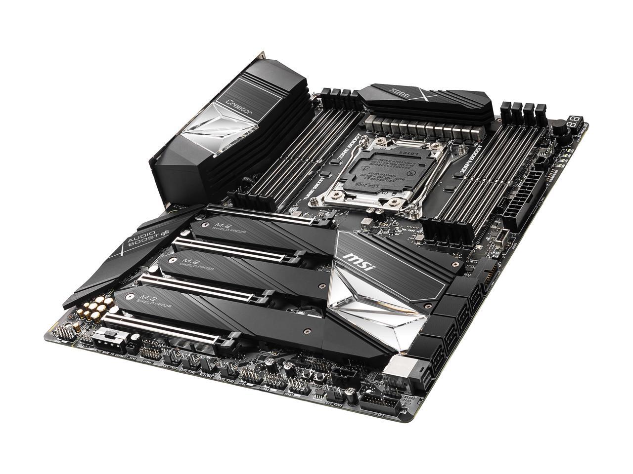 MSI Creator X299 LGA 2066 Intel SATA 6Gb/s Extended ATX